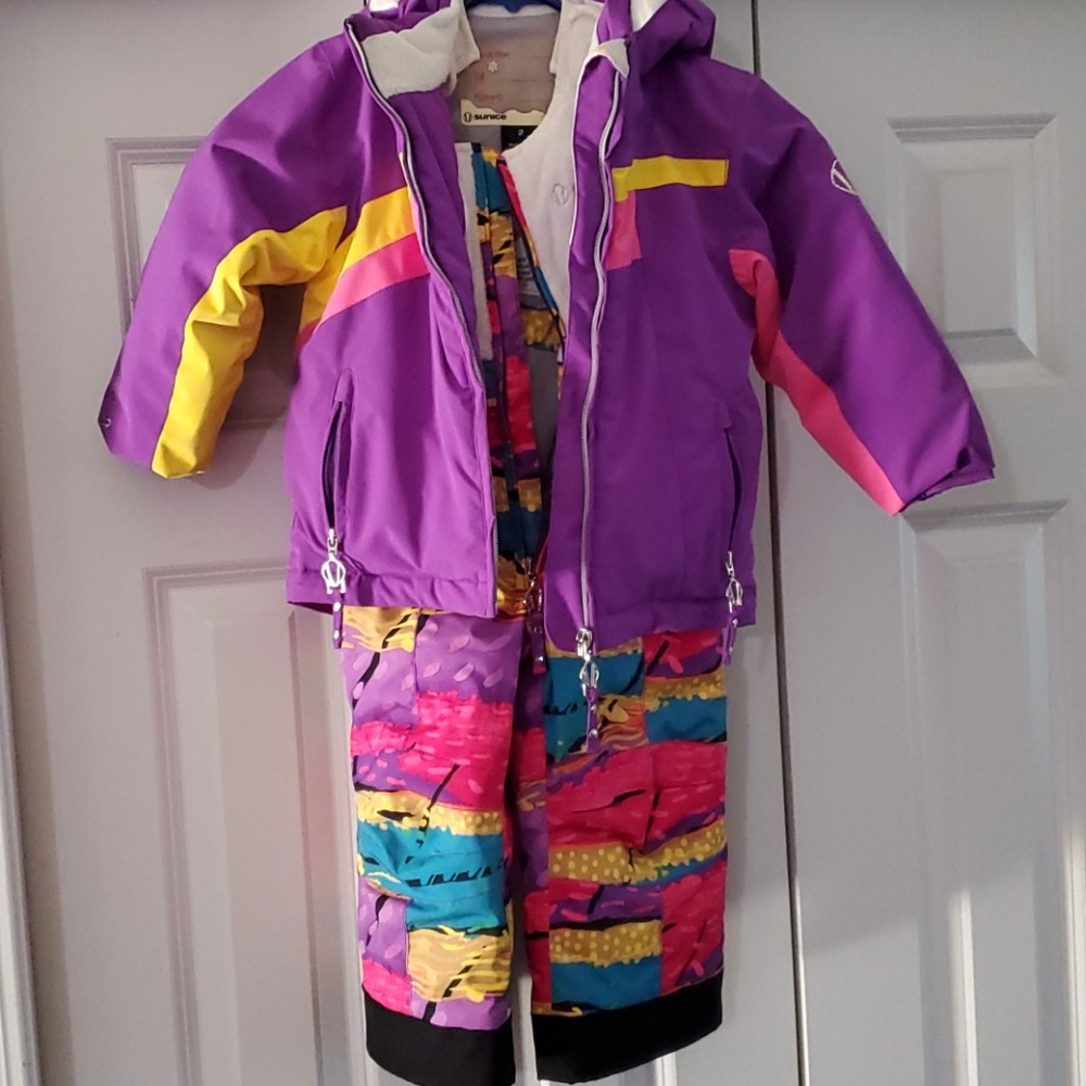 ADORABLE Girls Coat & Snowpant set